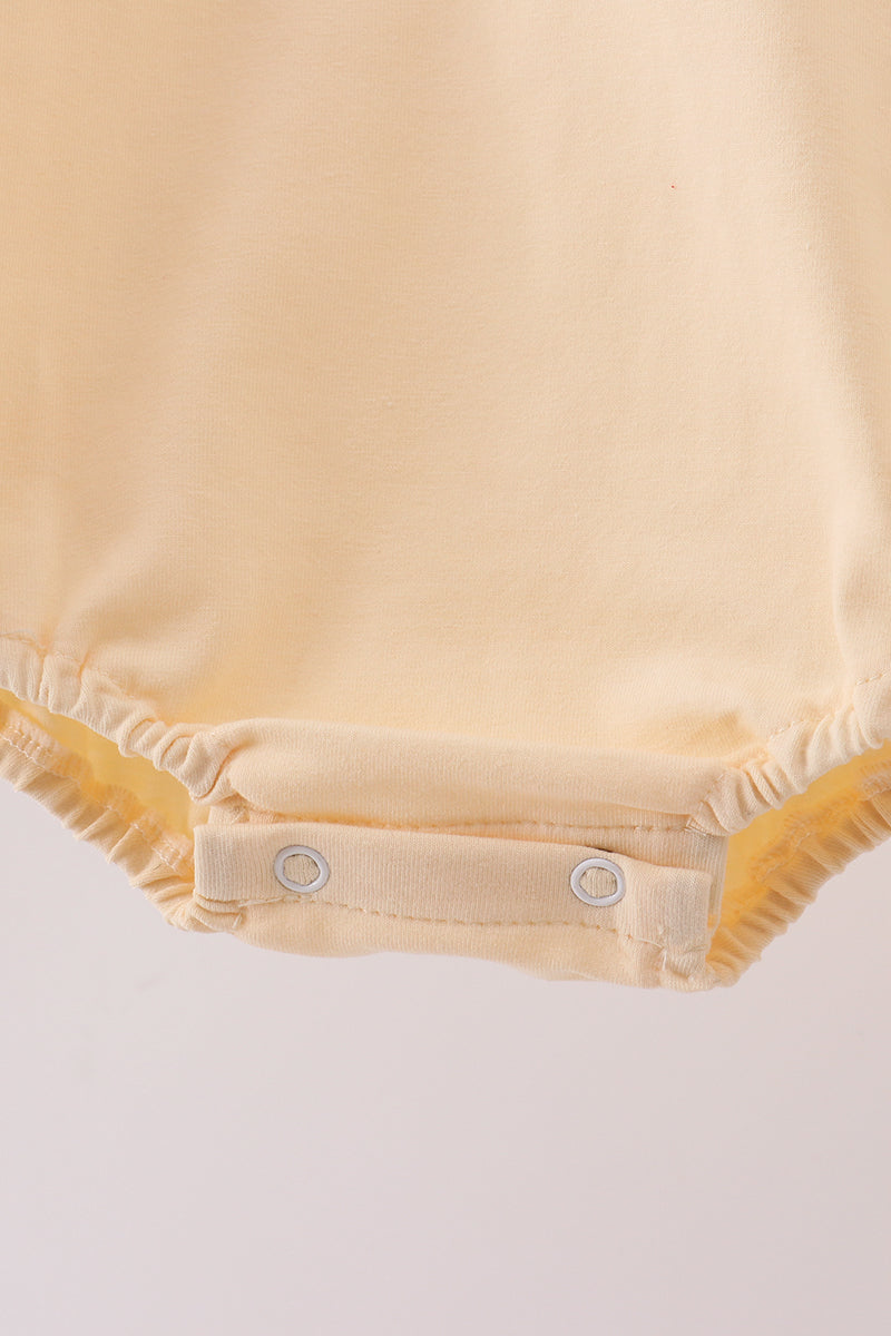 Beige turkey embroidery bubble