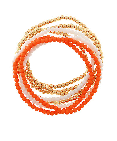 Orange/White Bracelet