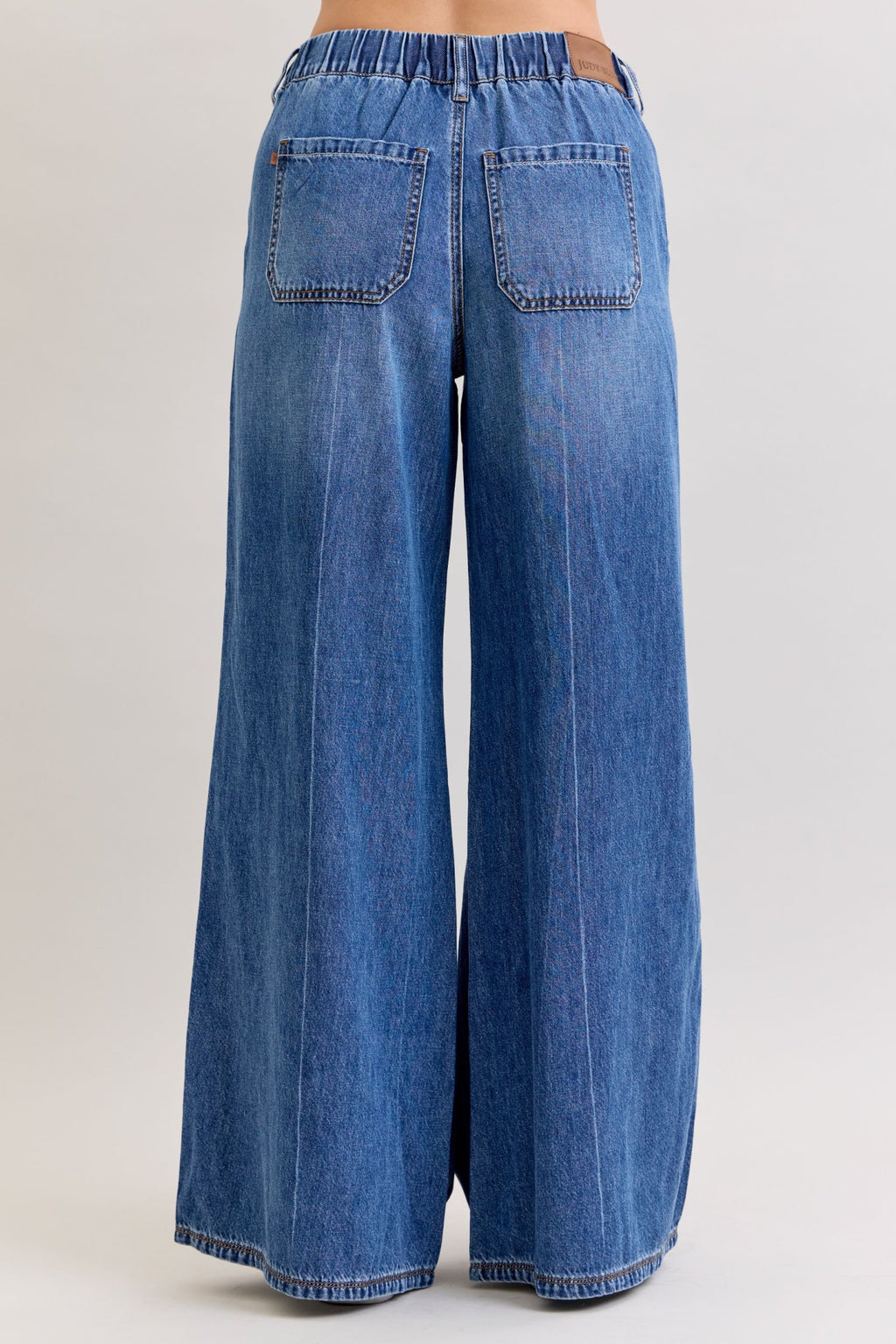 JUDY BLUE Palazzo Featherweight Rigid Elastic Jeans