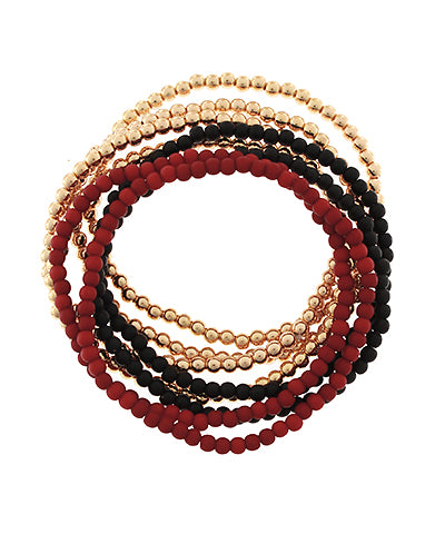 Burgundy/Black Bracelet