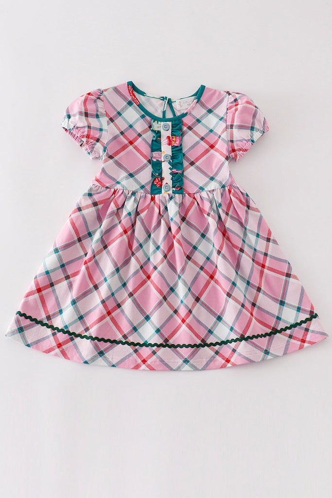 Platinum Pink Plaid Dress 2