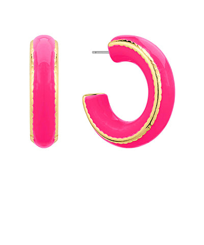Acrylic Hoop- Hot Pink