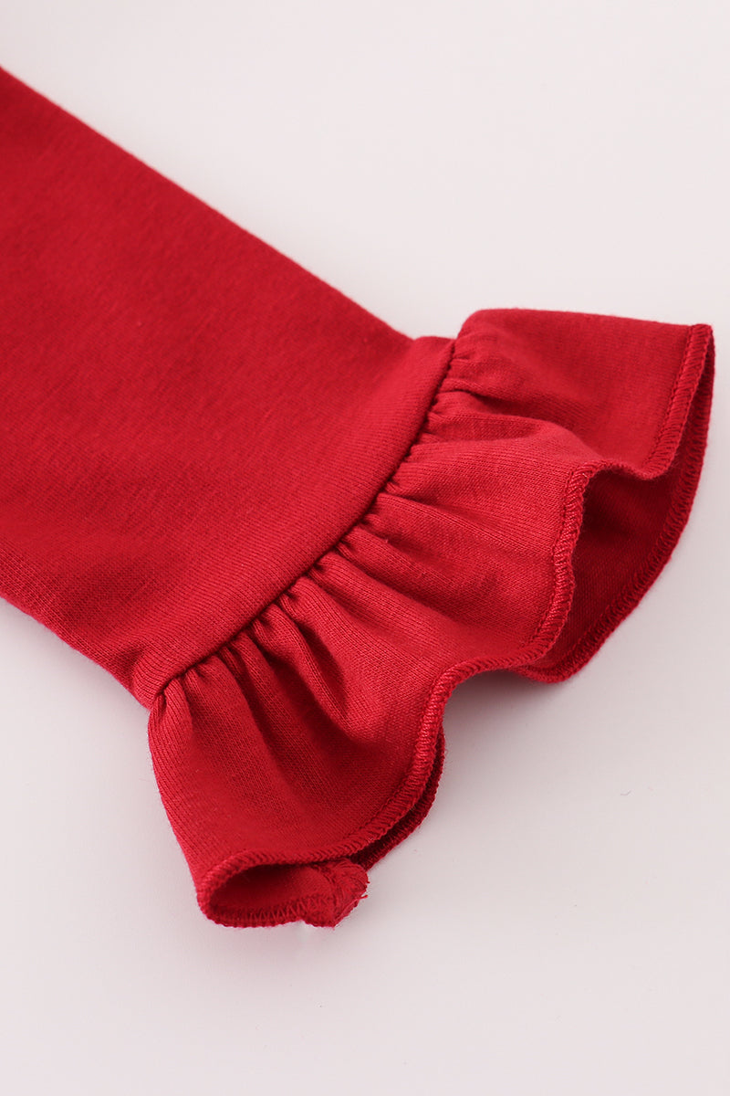 Alabama roll tide elephant applique ruffle bloomer set